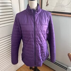 EMS Eastern Mountain Sports Jacket Womens XL Purple Pertex Microlight Puffer